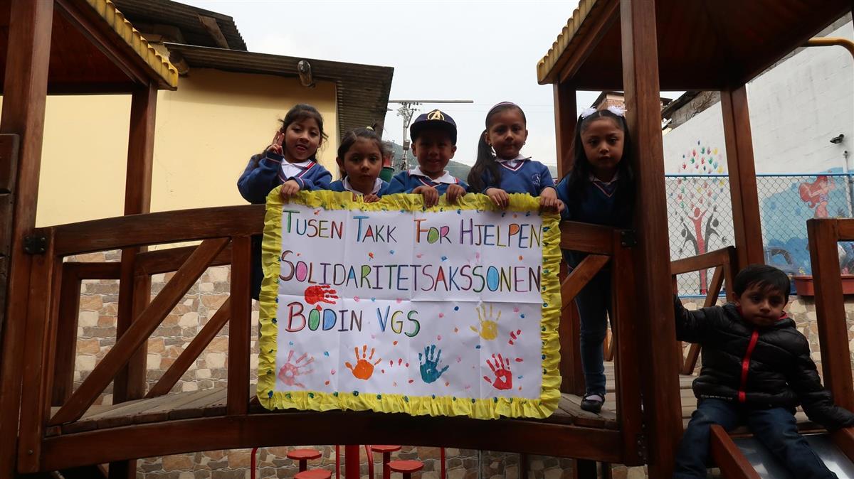 Bilde fra skoletur til Ecuador i 2018 - Klikk for stort bilde